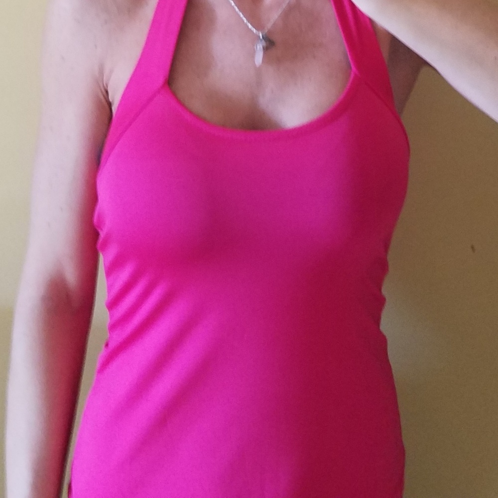 Pink Halter Top - Size Small